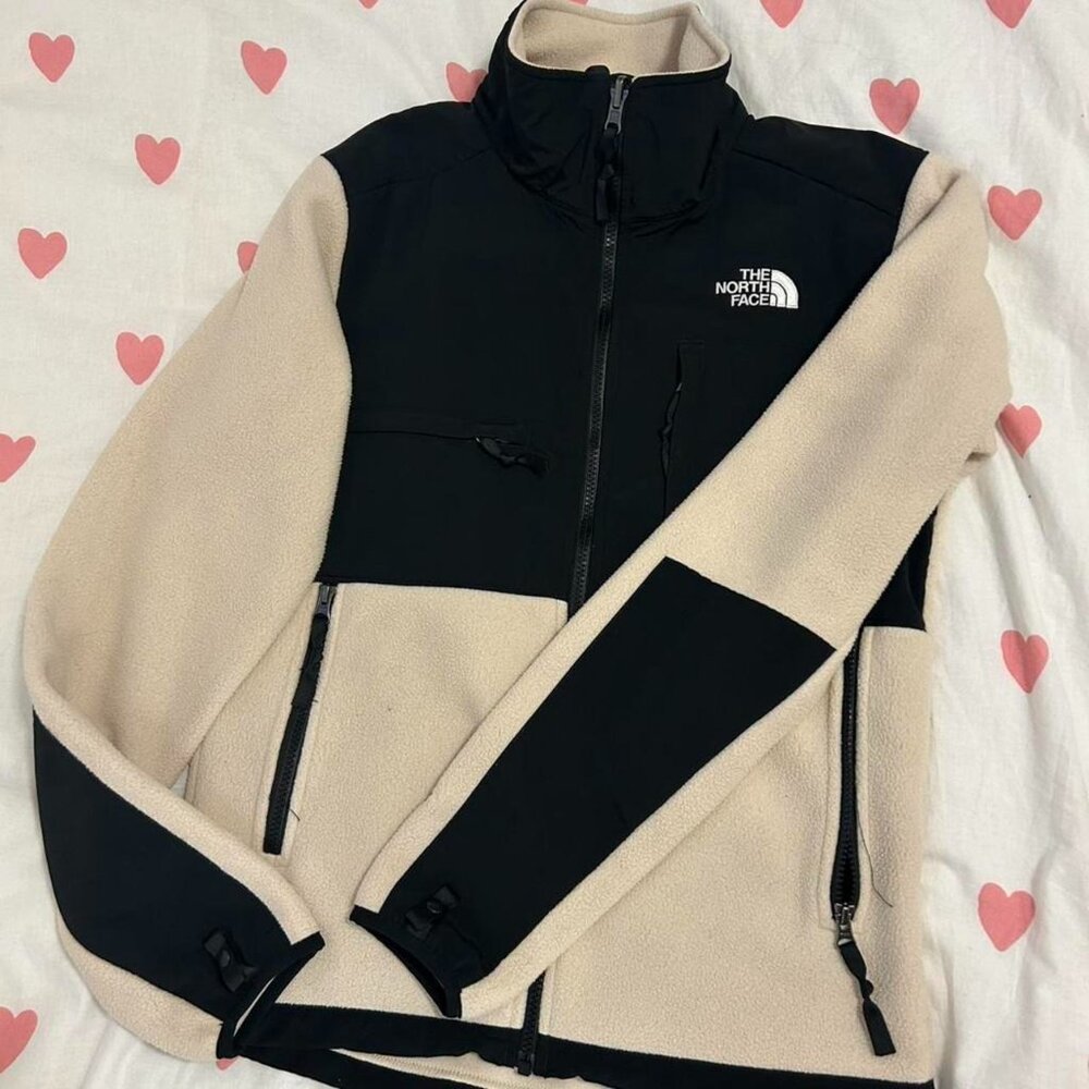 The North Face Women's Black and Cream Jacket